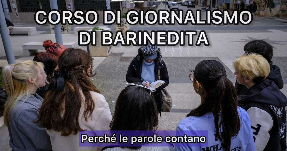 Barinedita, Corso di giornalismo d'autunno: si parte il 2 ottobre